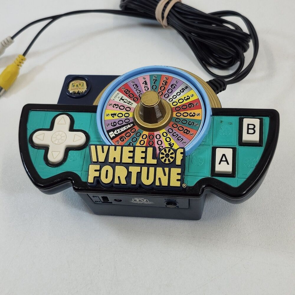 Jakks Wheel of Fortune Plug and Play TV Game Tested Vintage 2005 Console System